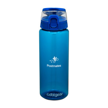 Cool Gear Cylinder Bottle with Halo Lid - 32 Oz