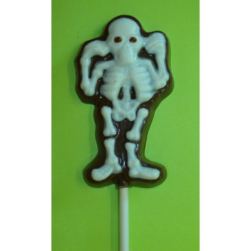 Hand Painted Chocolate Skeleton Pop