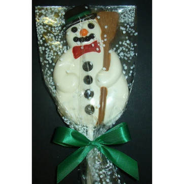 Giant Chocolate Snowman Pop