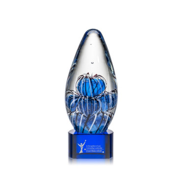 Contempo Award on Blue Base - 7.5 in. High