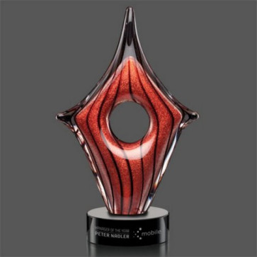 Rialto Award on Black Base - 12 1/2 Medium