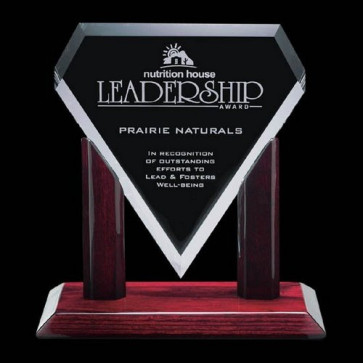 Marquise Award - Starfire/Rosewood 8 in.