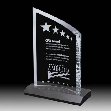 Hamilton Award - Starfire/Marble 9.5 in.