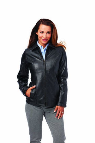 Ladies Lambskin Custom Leather Coat