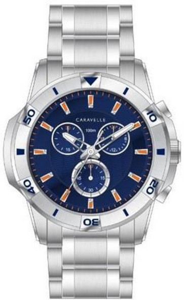 Caravelle Mens Bracelet from the Aqualuxx Collection- Chronograph