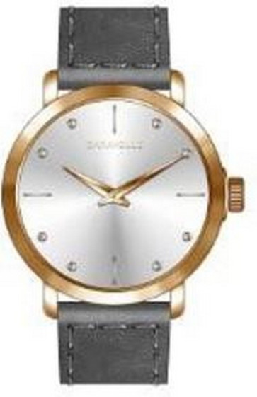Caravelle Ladies Br from the min/MAX Collection- Silver Tone and Gold Accents