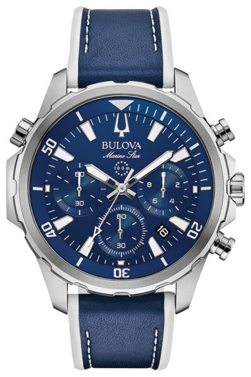 Bulova Watches Mens Sport Strap from the Marine Star Collection