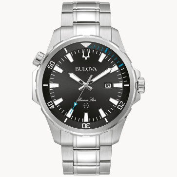 Bulova Watches Men's Marine Star Chronograph Stainless Steel bracelet watch