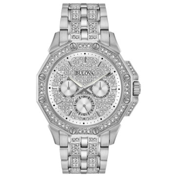 Bulova Watches Mens Crystal Bracelet from the Crystal Collection