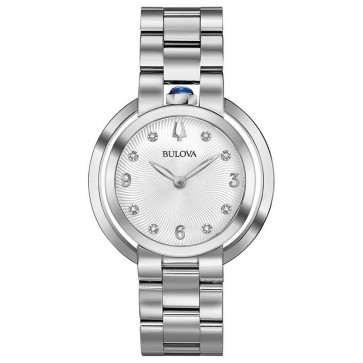 Bulova Watches Ladies Rubaiyat Bracelet Diamond Dial