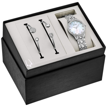 Bulova Watches Ladies Boxed Gift Set from the Crystal Collection