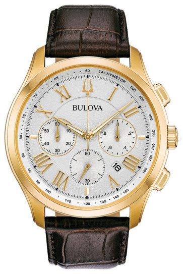 Bulova Watches Mens Wilton Strap from the Classic Collection