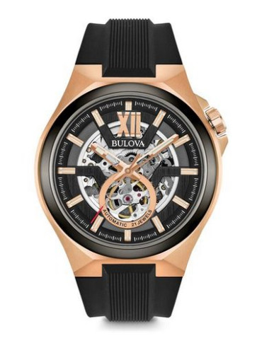 Bulova Watches Mens Strap - Black - Classic Company Watch