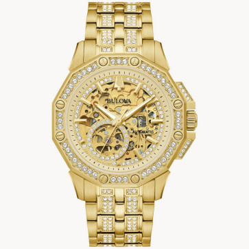 Bulova Watches Men's Octava Stainless Steel Bracelet Watch