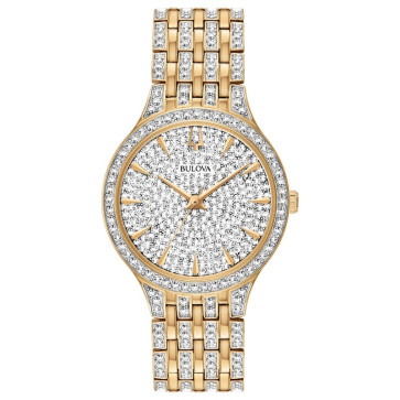 Bulova Watches Ladies Crystal Bracelet from the Phantom Collection