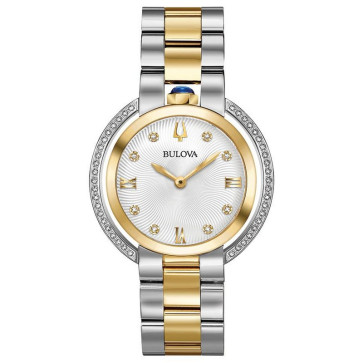 Bulova Watches Ladies Rubaiyat Bracelet Diamond Case