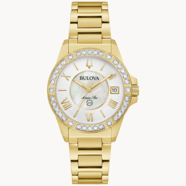 Bulova Watches Ladies Marine Star Diamond case Stainless Steel bracelet watch