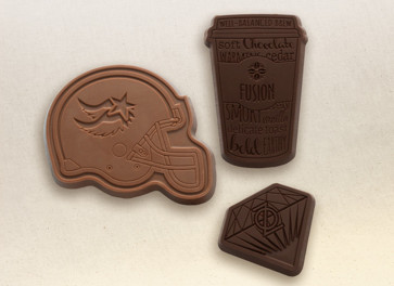 Custom Chocolate Bar in Custom Shape with Gift Box