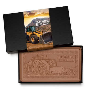 LUXE Custom Chocolate Executive Gift Bar 2 lbs