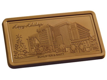 Custom Chocolate Executive Gift Bar 2 lbs