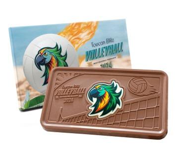 Milk & Dark Chocolate 1 lb. Combo Bar - Classic Packaging
