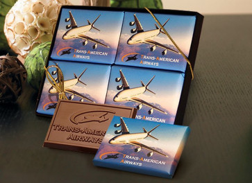 Chocolate Wrapper Bars Gift Set 2x3 4pk (4 designs, std pkg)