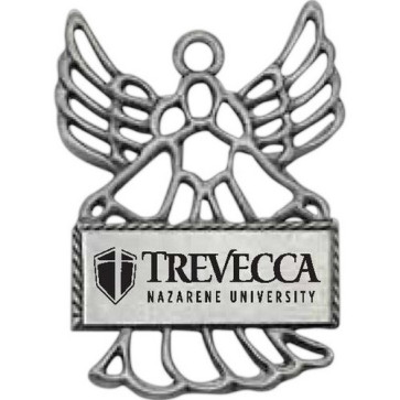 Angel Christmas Ornament with Cast Pewter Finish