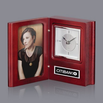 Petrona Clock - Mahogany 5 1/2 in