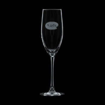 Connoisseur Wine Glasses Engraved Flute
