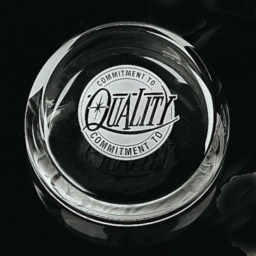 Slant Top Paperweight 3-1/2 in. Dia.