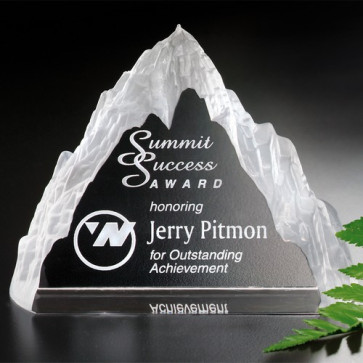 Matterhorn Optical Crystal Award 3-1/4 in.
