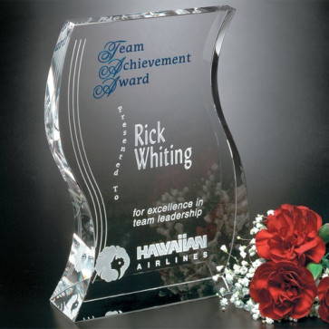 Malibu Award Optical Crystal Award 6 in.
