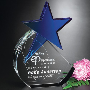 Cerulean Star Award 7-1/2 in.