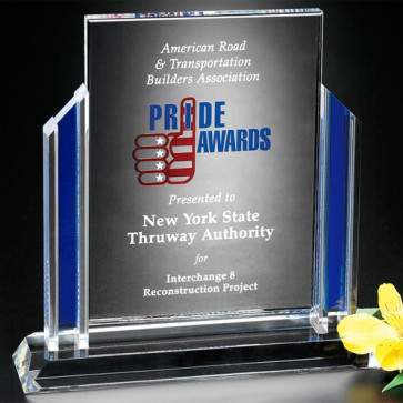 Heritage Optical Crystal Award 9-1/2 in.