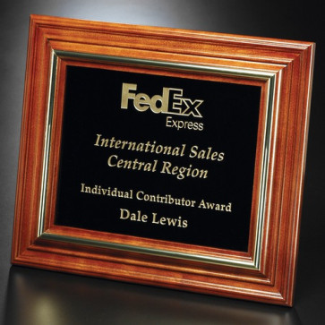 Americana Plaque with Black Glass 16 in. x 12-3/4 in.