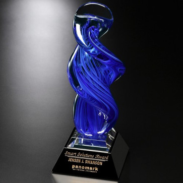 Blue Whirlwind Art Glass Award