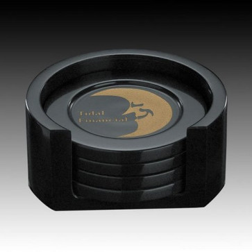 Marble Coaster - Set of 4 in Holder