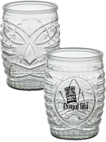Tiki Luau Glass 16 oz