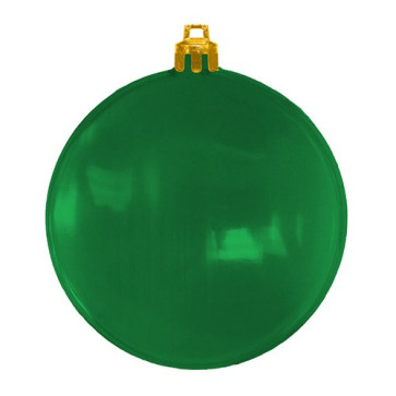 Flat Green Shatterproof Promotional Christmas Ornaments - USA Made