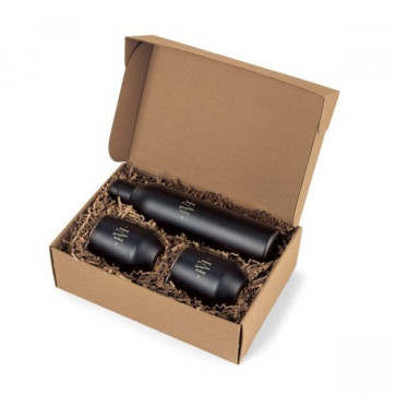 MiiR&reg;Wine Bottle & Tumbler Gift Set Black Powder