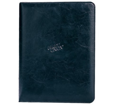 Executive Vintage Leather Writing Pad - Black