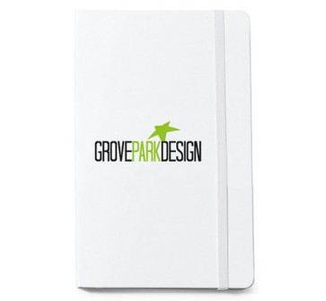 Moleskine Hard Cover Ruled Large Notebook - White