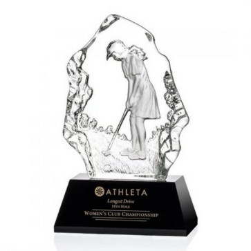 Nomad Female Golfer - Optical/Black 8 1/4 in