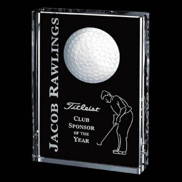 Pennington Golf Award - Optical 5 in.x7 in.