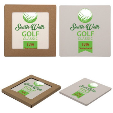 Single Square Stone Coaster