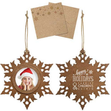 Wood Photo Ornament