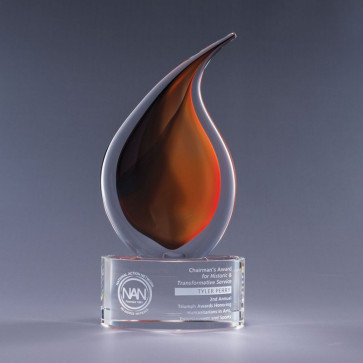 Flare Art Glass Recognition Award - SM