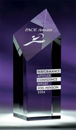 Encore Optical Crystal Award - SM