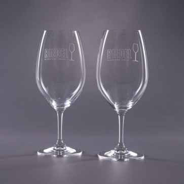Riedel Engraved Cabernet Wine Glasses- Traveler 21.5oz.