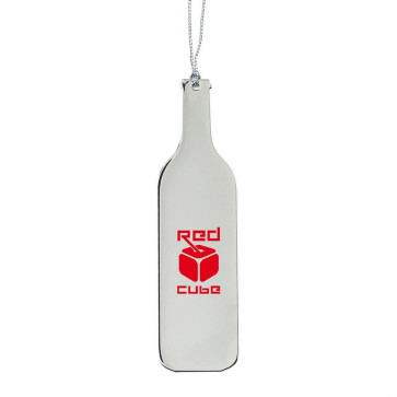 Tinsel Wine Bottle Shape Ornament
